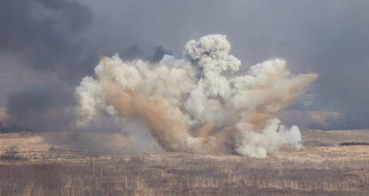 Una explosión en ejercicios militares rusos.
