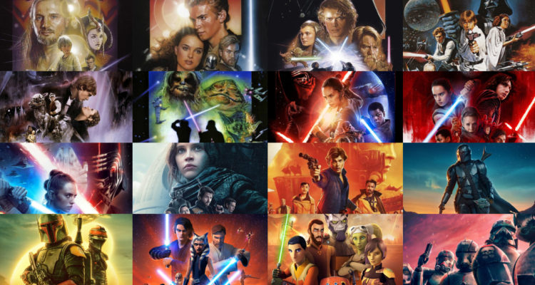 Pósters de todas las películas y series de Star Wars