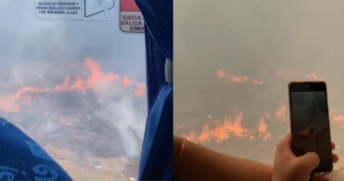 Incendio en Pidima