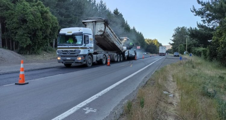 Trabajos en ruta de la Madera
