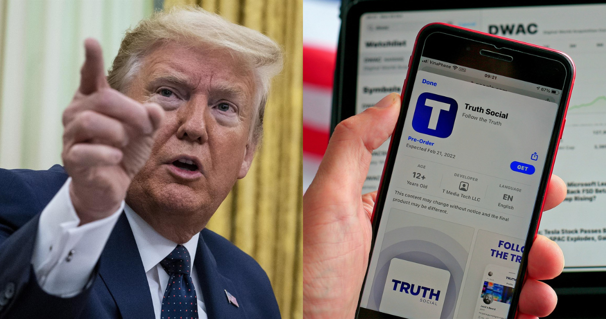 Truth Social, red social de Donald Tump