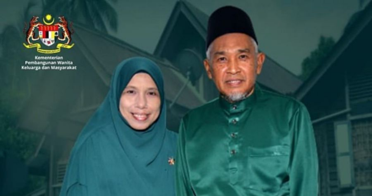 Siti Zailah Mohd Yusoff y su esposo