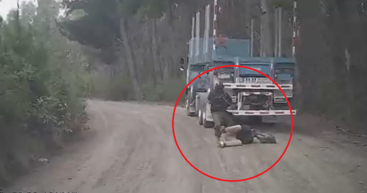 Video de ataque en la provincia de Arauco.