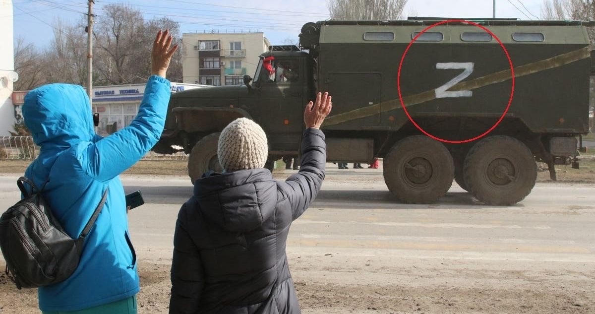Qué son las Z dibujada en tanques rusos