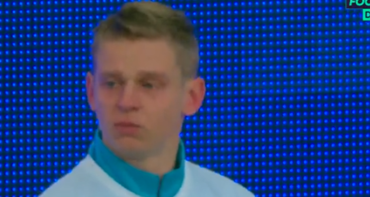 Zinchenko llorando