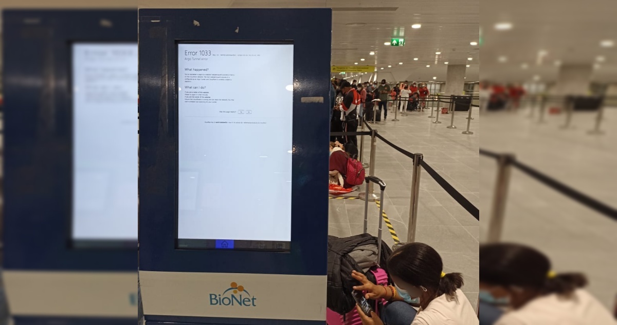 Hasta 5 horas de espera en el Aeropuerto de Santiago para test PCR: hubo falla en el sistema