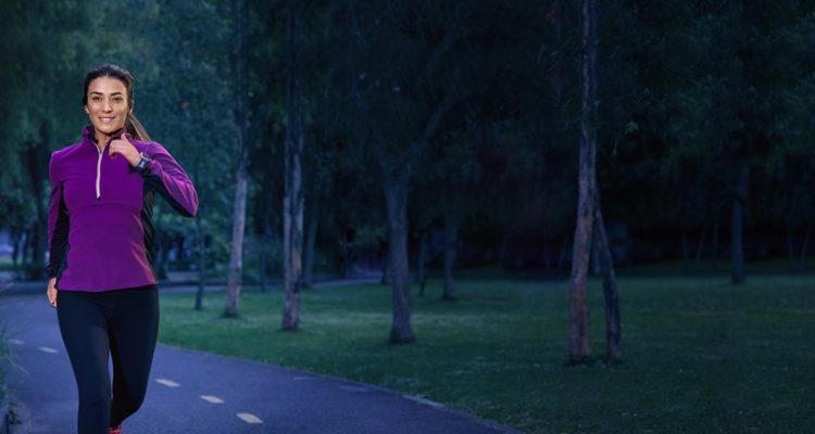 Mujer corriendo
