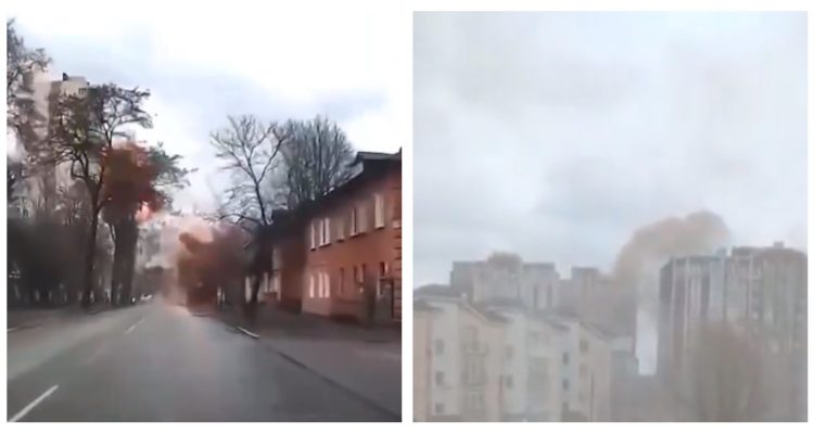 Bombardeos en Chernigov