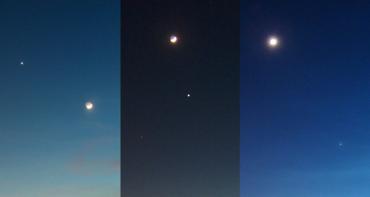 Así luce una conjunción planetaria