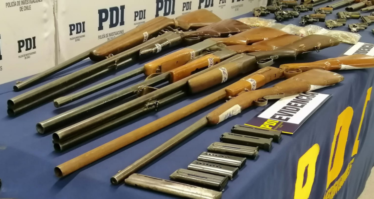 armas municiones Los Lagos