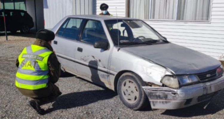 carabineros atrapa a chofer que provocó grave accidente