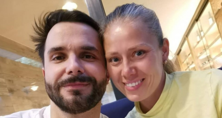 Álvaro Ballero y su esposa