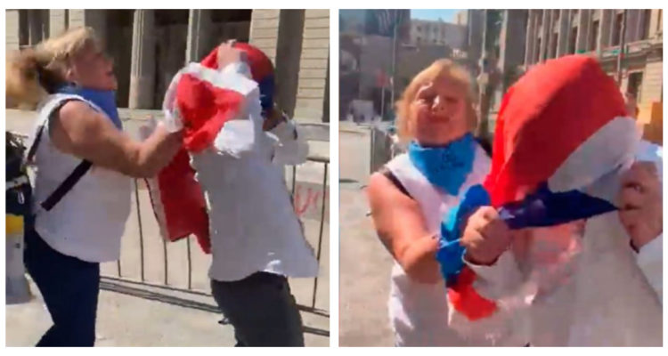 Convencional Barraza fue agredido por mujer: habría intentado asfixiarlo con bandera chilena