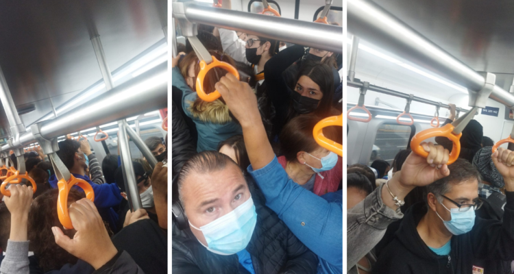 Pasajeros de San Pedro de la Paz esperan más de 40 minutos para llegar a Concepción Congestión en Biotren y en locomoción es lo que viven habitantes de San Pedro de la Paz diariamente Habitantes de San Pedro: no pueden tomar servicios del Biotren y locomoción no avanza por el taco