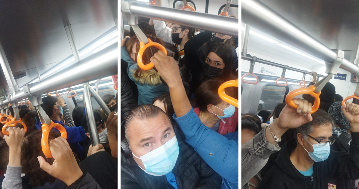 Pasajeros de San Pedro de la Paz esperan más de 40 minutos para llegar a Concepción Congestión en Biotren y en locomoción es lo que viven habitantes de San Pedro de la Paz diariamente Habitantes de San Pedro: no pueden tomar servicios del Biotren y locomoción no avanza por el taco