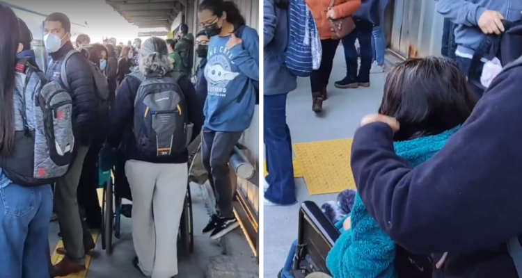 “Solidaricen con los pasajeros”: Biotrén tras esperas que deben realizar pasajeros con discapacidad