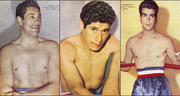 Carlos Lucas, Ramón Tapia y Claudio Barrientos
