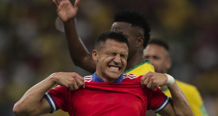 Chile fue goleado por Brasil en Clasificatorias