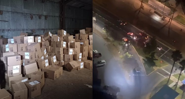 Seis detenidos tras robo de camión con 25 toneladas de queso en la RM: incluyó persecución aérea