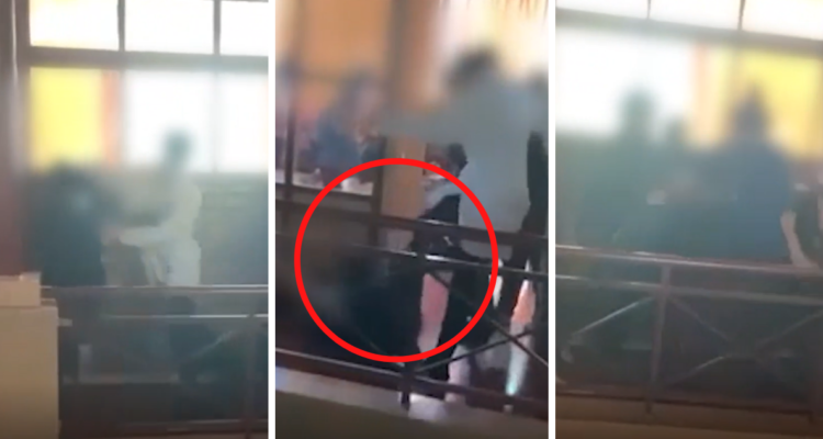 Combos y patadas: captan pelea entre al menos 6 alumnos en liceo de San Pedro de la Paz