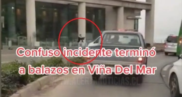 Carabinero dispara a conductor en Viña del Mar