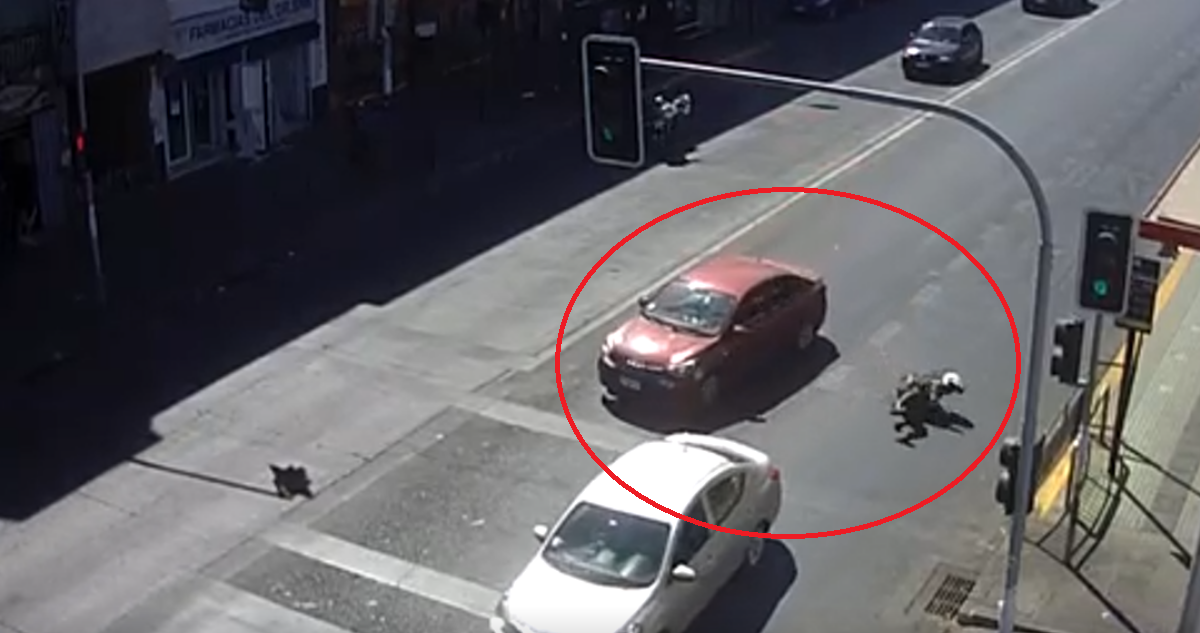 Captura de video de cámara de seguridad