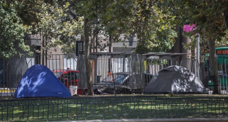 Carpas en eje mapocho