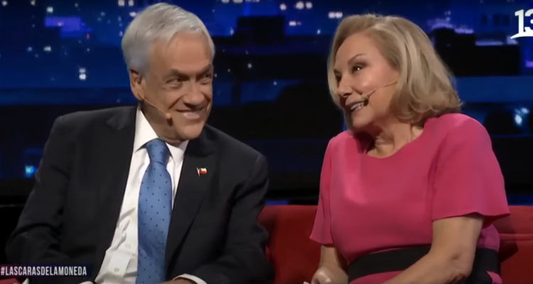 Cecilia Morel recordando uno de los chascarros de su esposo, el Presidente Sebastián Piñera.