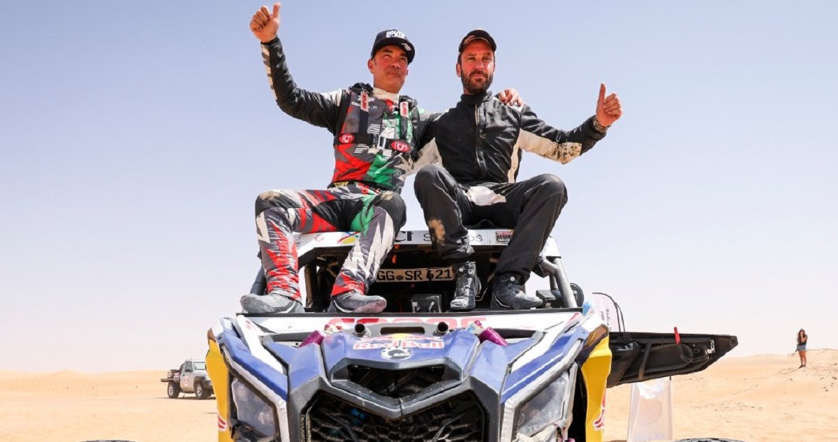 Chaleco López celebró en Abu Dhabi.