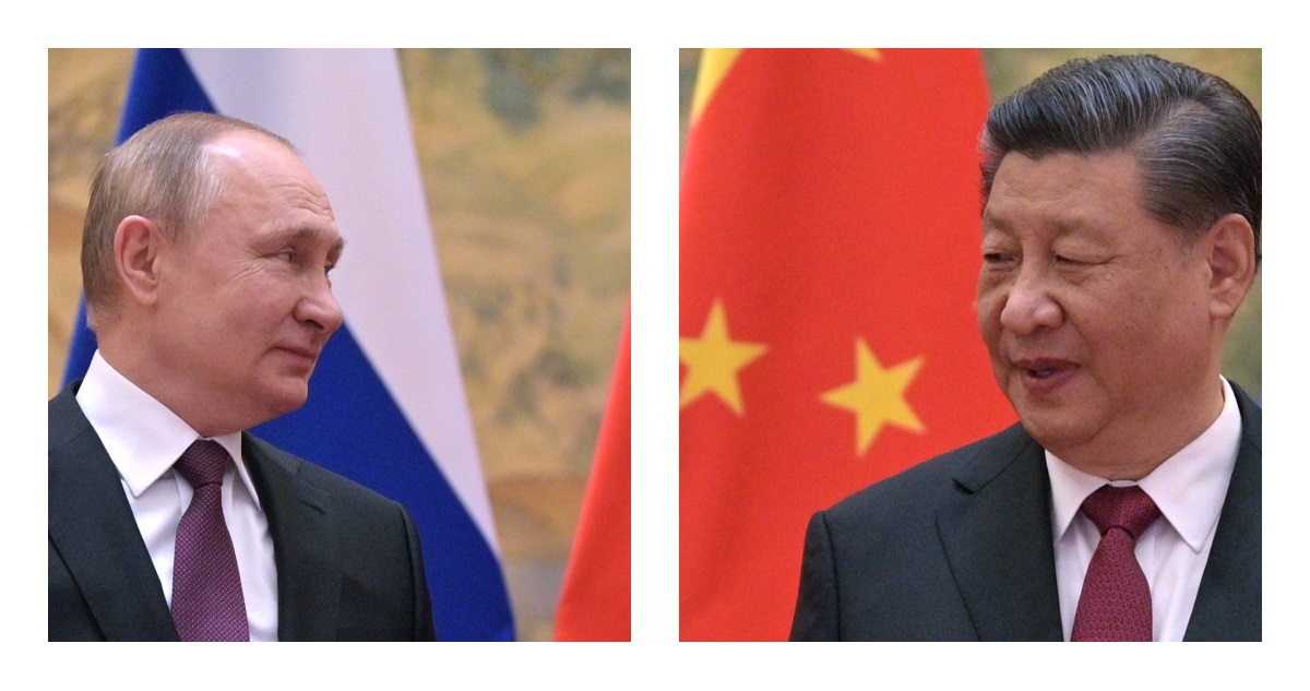 Presidentes de Rusia y China