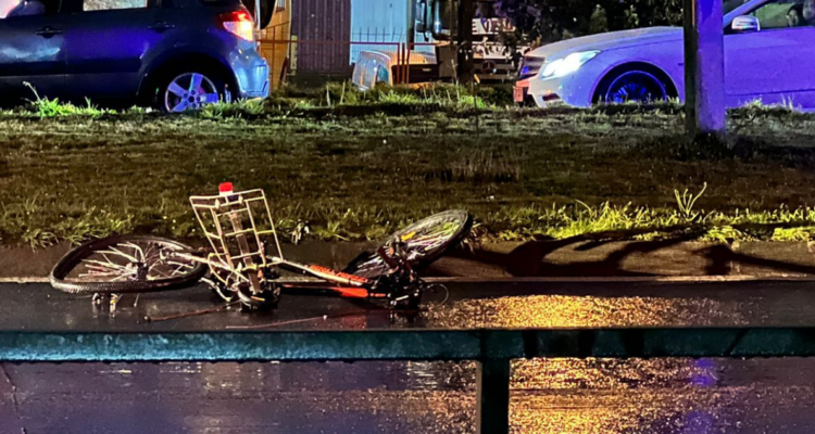 Imagen de la bicicleta de un ciclista que murió atropellado