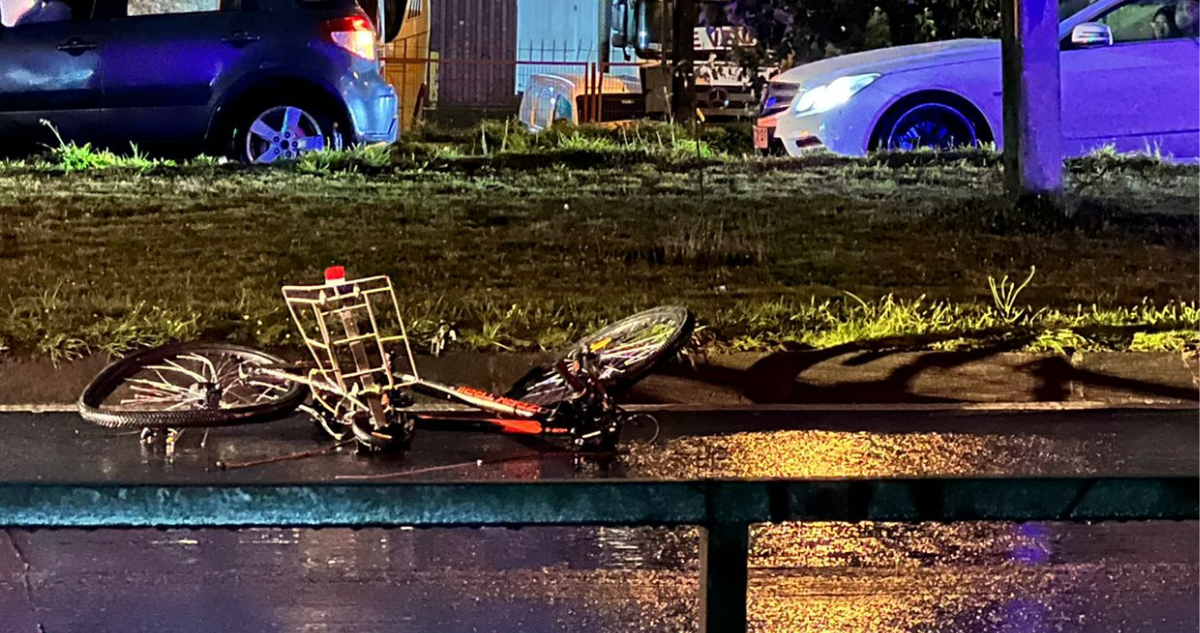 Imagen de la bicicleta de un ciclista que murió atropellado