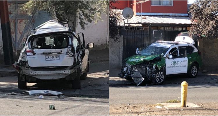 Colisionan vehículo robado a Natalia Compagnon