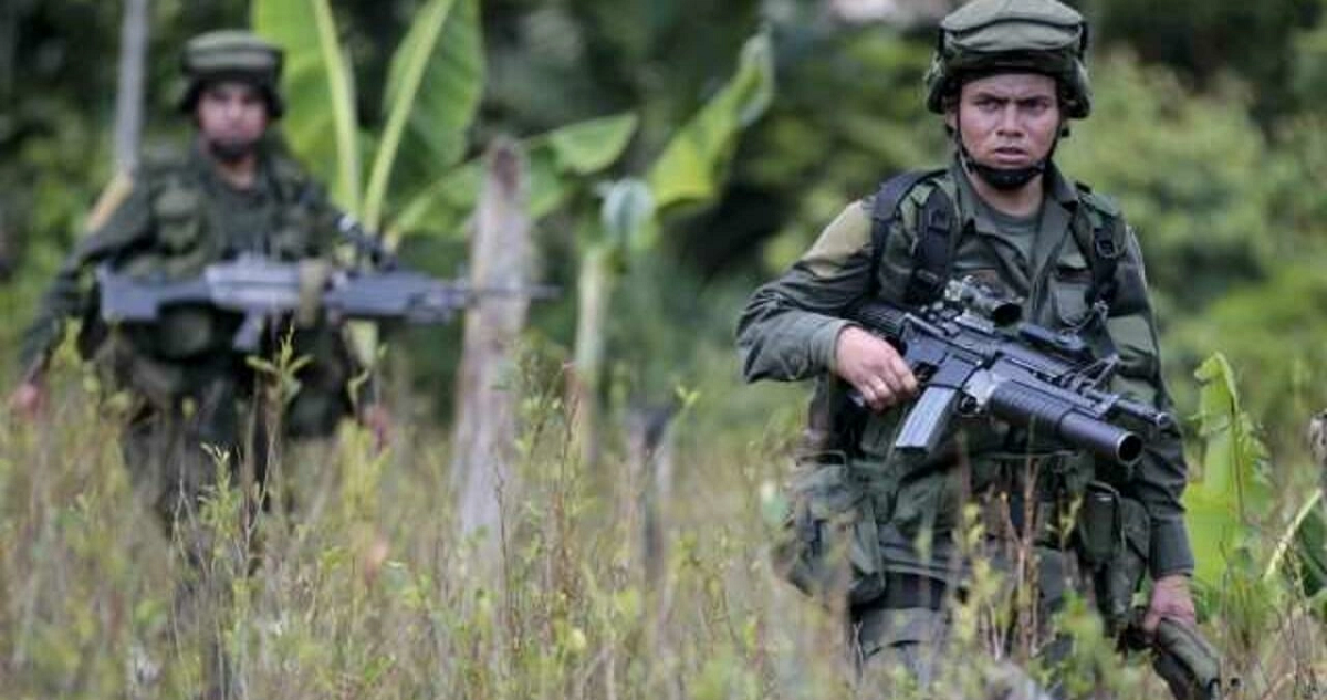 Contexto de soldados colombianos.