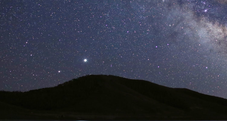 Conjunción de planetas con la Luna