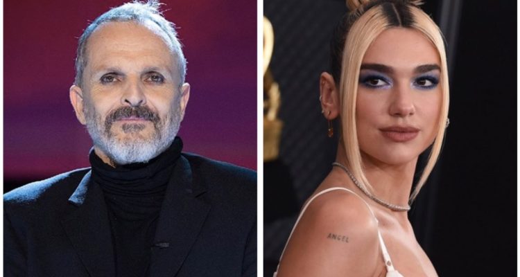 miguel bosé y dua lipa