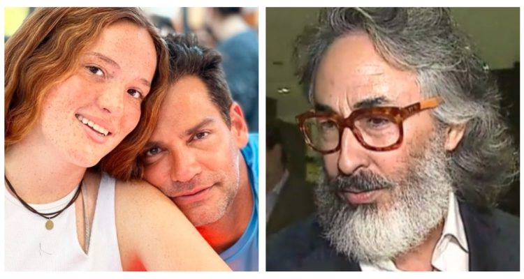 Cristián de la Fuente, su hija Laura y Parived