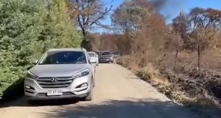 Disparos durante arribo de Siches a Ercilla.