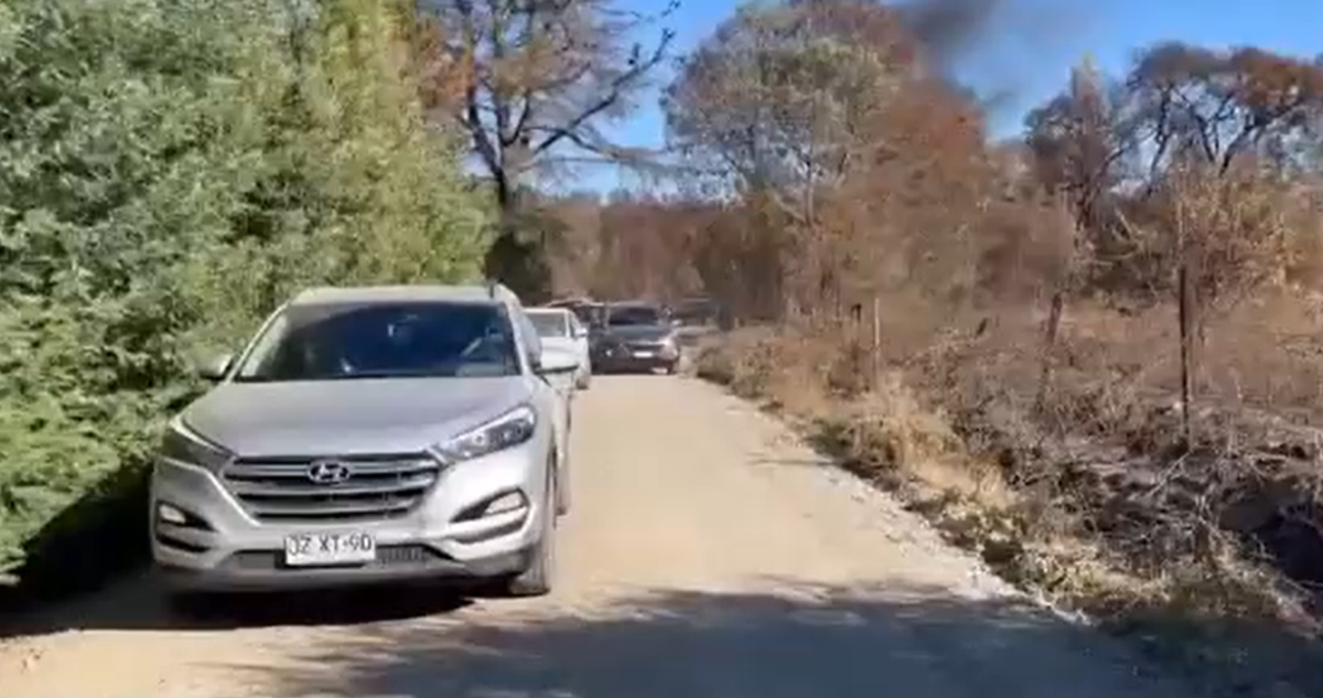 Disparos durante arribo de Siches a Ercilla.