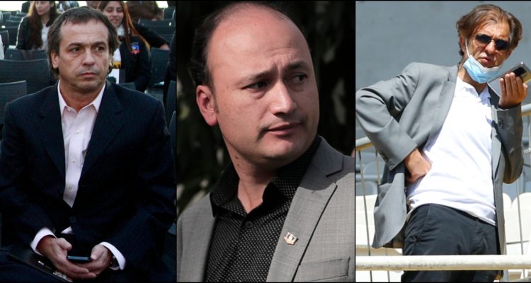 Paul Fontaine, Edmundo Valladares y Aníbal Mosa