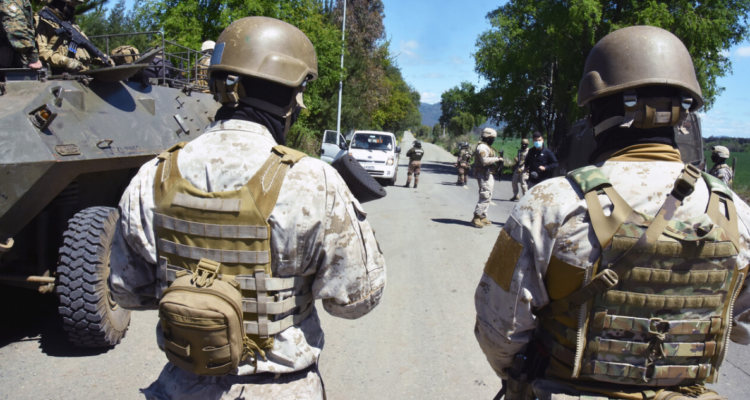 Estado de Excepción en cuatro provincias de la Macrozona Sur.