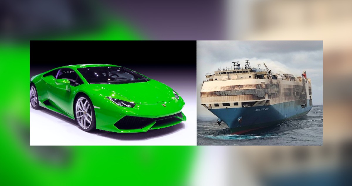 El buque Felicity Ace se hundió en el Atlántico con miles de Lamborghini y otros autos de lujo