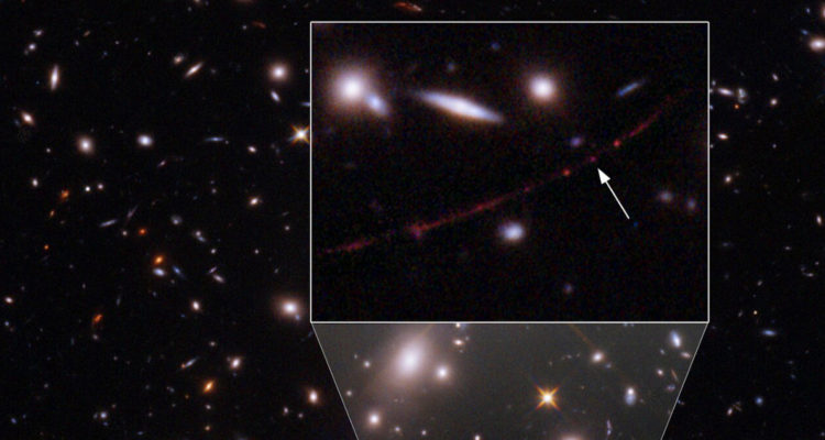 Una imagen de la estrella antigua detectada por la NASA,