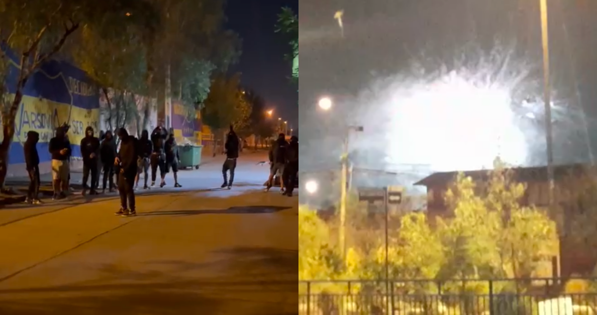 Intensos disparos y fuegos artificiales por funeral de alto riesgo en Lo Espejo