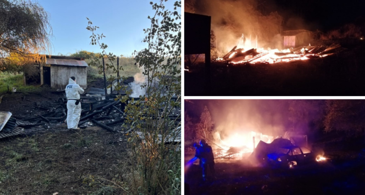 Gobierno en Los Ríos no descarta querella por ataque que destruyó dos casas de fundo en Lanco