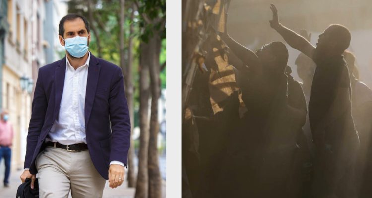 Grau pide disculpas en nombre del Estado de Chile a comerciantes de Santiago afectados por estallido