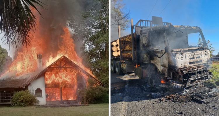 HECHOS DE VIOLENCIA EN LA ARAUCANIA