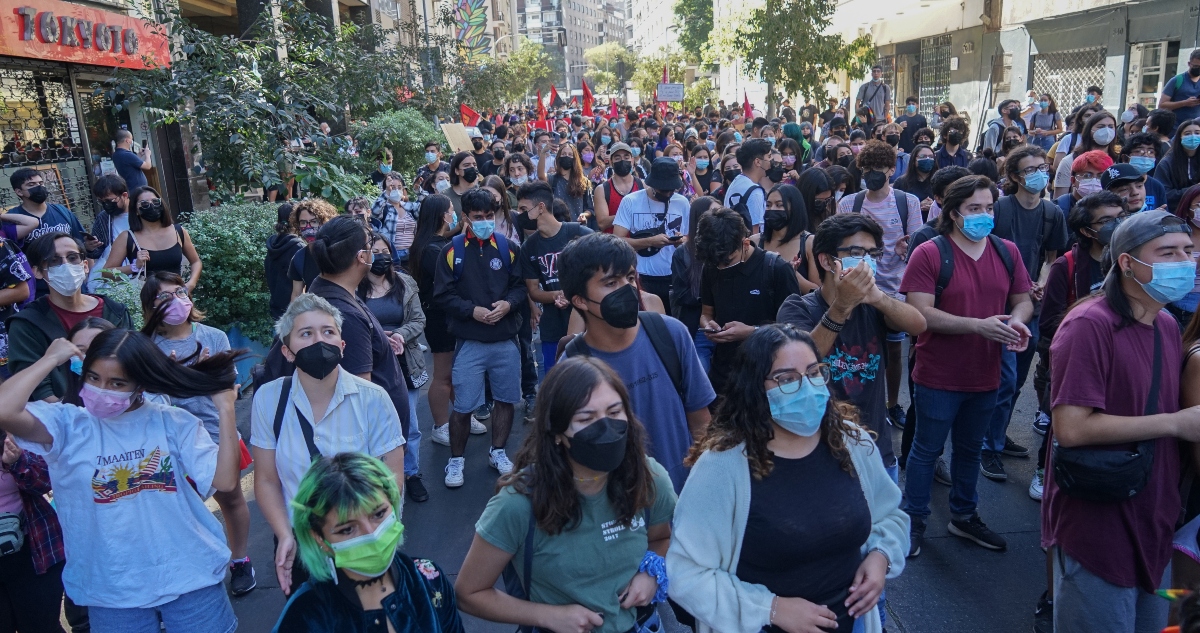 Herido a bala en marcha de la Confech