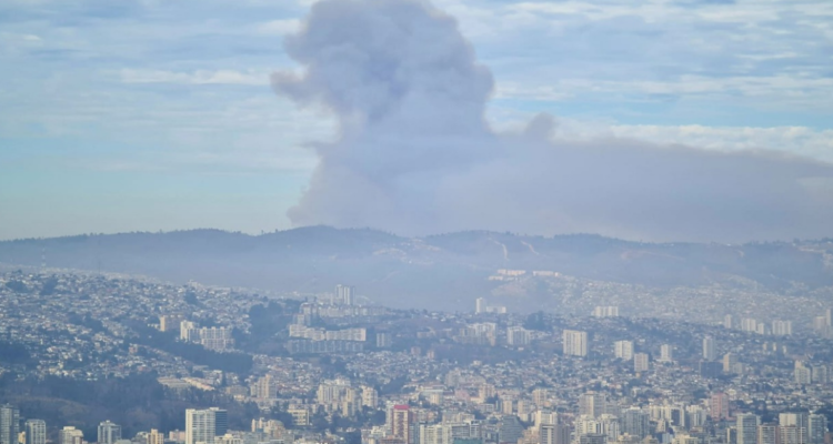 incendio forestal Valparaíso