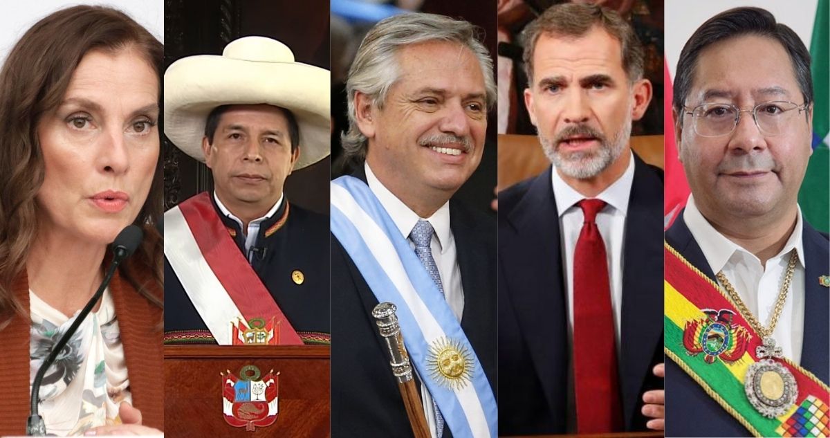 Los invitados a la ceremonia de cambio de mando presidencial